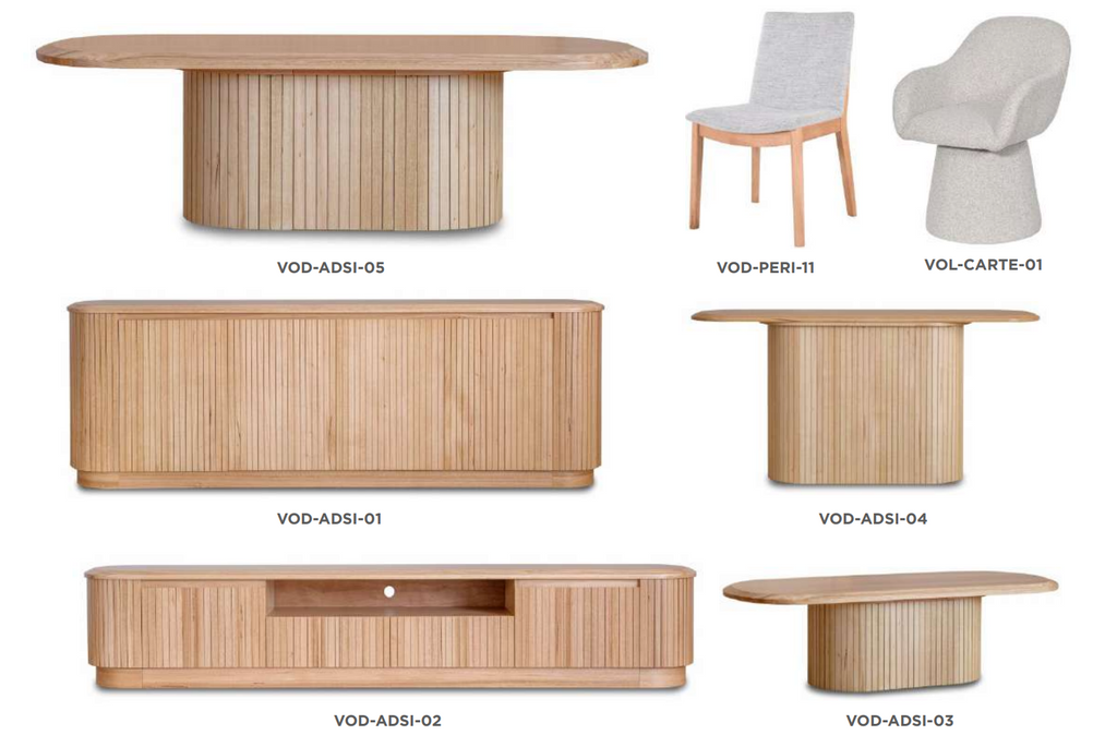 Adsila Collection — Natural Elegance Craftsmanship Buffet -Natural Ash