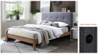 Dallvix Modern with USB Fabric Bed