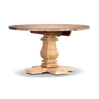 Utavix 135cm Round Dining Table Only Honey Wash