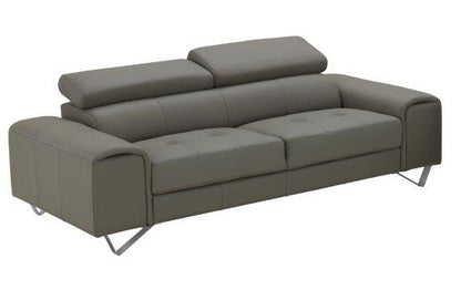 Bellagio 3 Seater Leather Sofa Lounge Sand