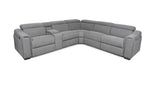 Blakvix Fabric Powered Modular Recliner Sofa- 451 Light Grey