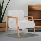 Masovix Fabric Arm Chair Beige