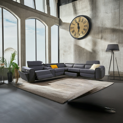 OFFO Blake Luxury Corner Modular Lounge - Dark Grey