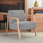 Masovix Fabric Arm Chair Grey