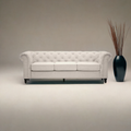 Royal Chesterfield 3 Seater Fabric Sofa- Beige