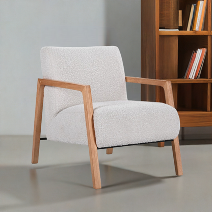 Trenton Fabric Arm Chair Beige