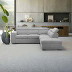 Odelvix Fabric 2S W/Sofa Bed RHF Chaise & Ottoman