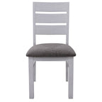 Homevix Round 120cm Dining Table 5PC Set-Vivid White