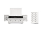 Salavix 6 Drawer Tallboy -White