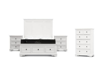 OFFO Sala 6 Drawer Tallboy -White