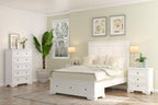 Salvix 8 Drawer Dresser & Mirror -White