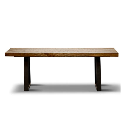 Natural Edge Unique Mango Wood Coffee Table - Natural