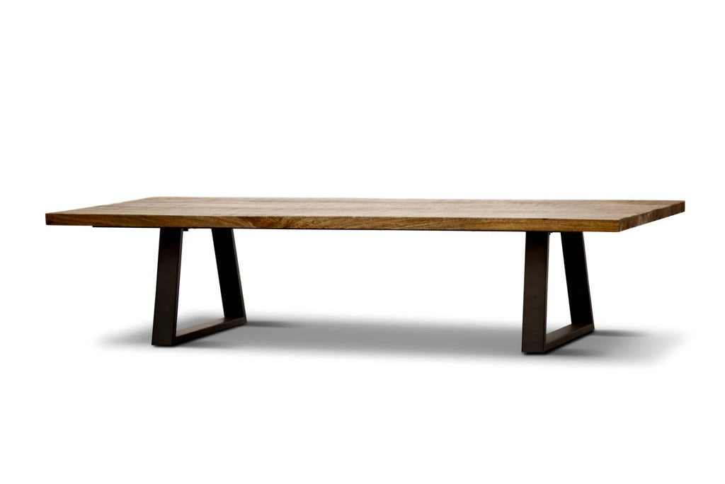 Natural Edge Unique Mango Wood Coffee Table - Natural