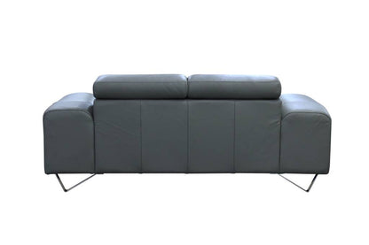 Bellagio 3 Seater Leather Sofa Lounge Sand