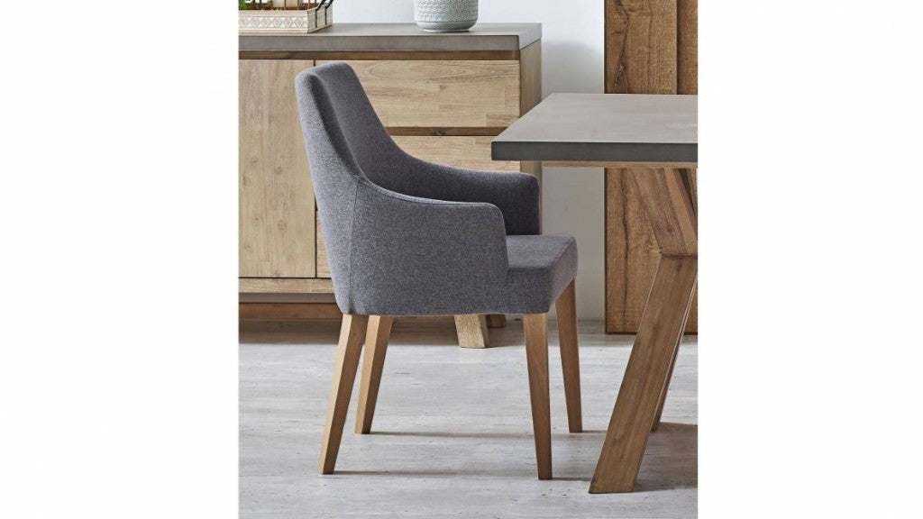 Charlevix Dining Armchair Grey MkII