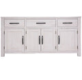 Florvix 166cm 3 Drawer / 4 Door Buffet-White Wash