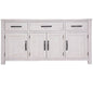 OFFO Florida 166cm 3 Drawer / 4 Door Buffet-White Wash