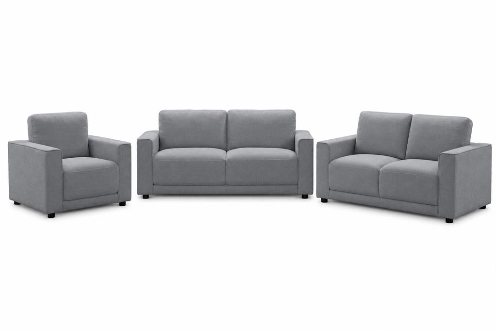 Costavix Fabric Sofa -Sand and Steel