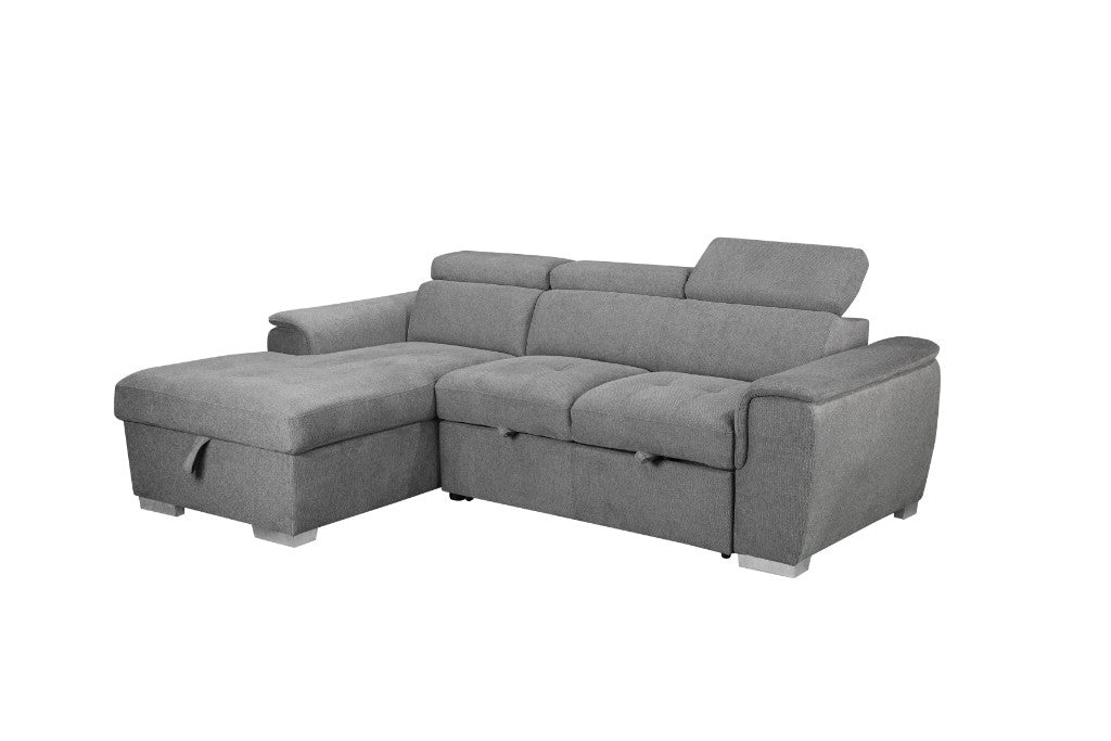 Caprivix Fabric 2 Seaer Sofabed With Stroage