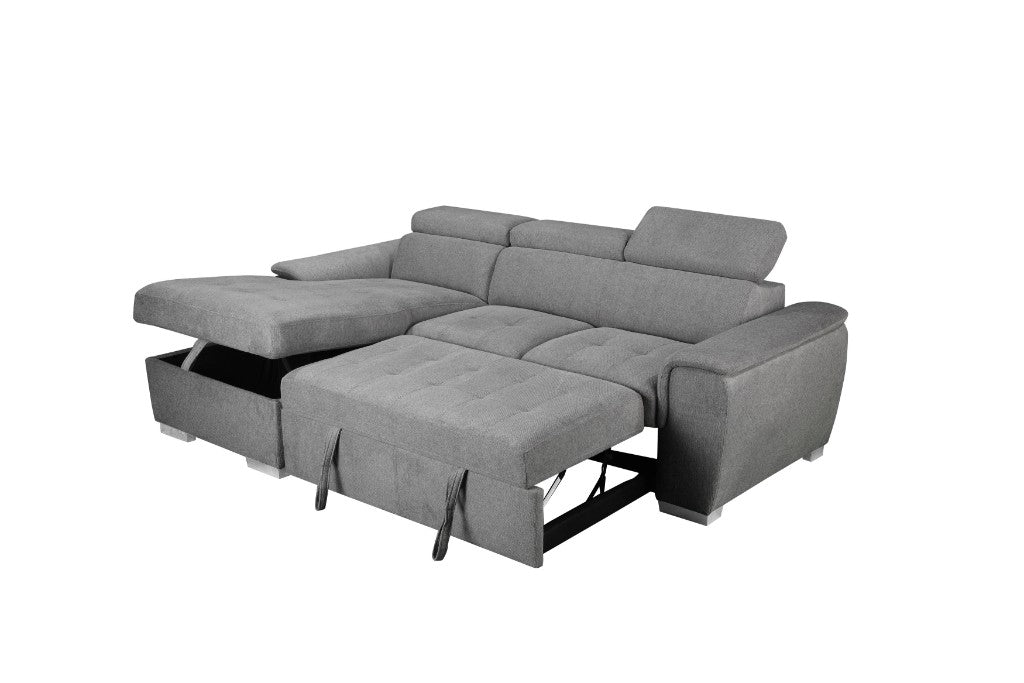 Caprivix Fabric 2 Seaer Sofabed With Stroage