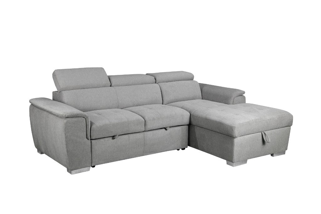 Caprivix Fabric 2 Seaer Sofabed With Stroage