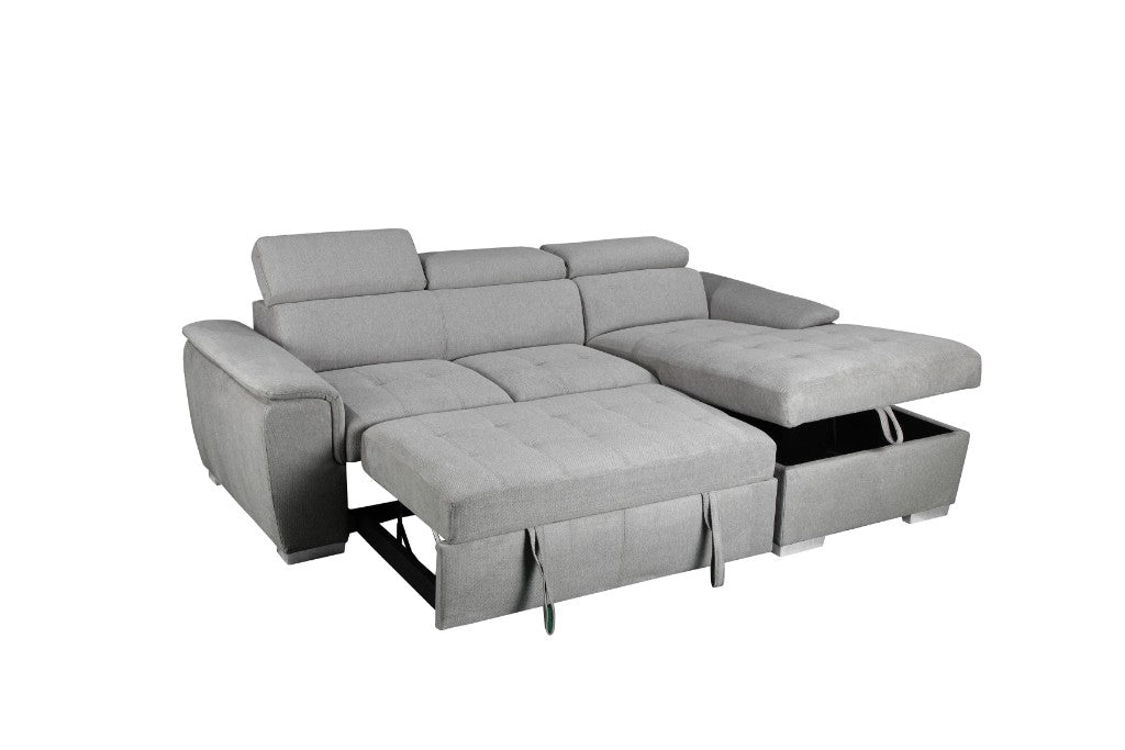 Caprivix Fabric 2 Seaer Sofabed With Stroage