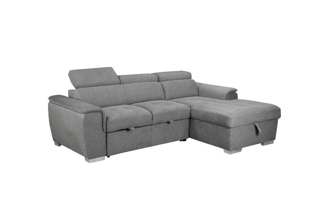 Caprivix Fabric 2 Seaer Sofabed With Stroage