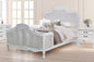 French Provincial Fleur King Bed- Antique White