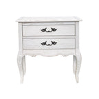 Fleurvix Queen Bed - Antique White
