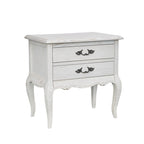Fleurvix Queen Bed - Antique White