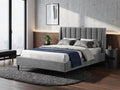 Lisavix Fabric Bed-Grey