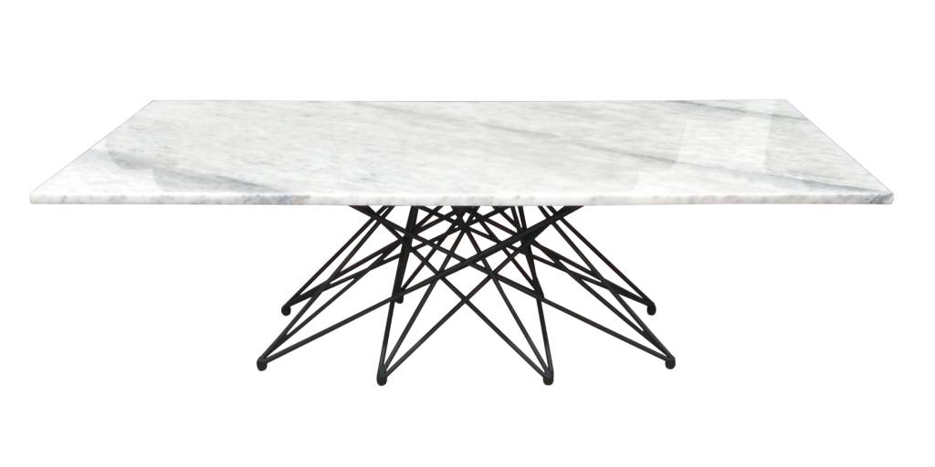 Meria Marble Coffee Table -White