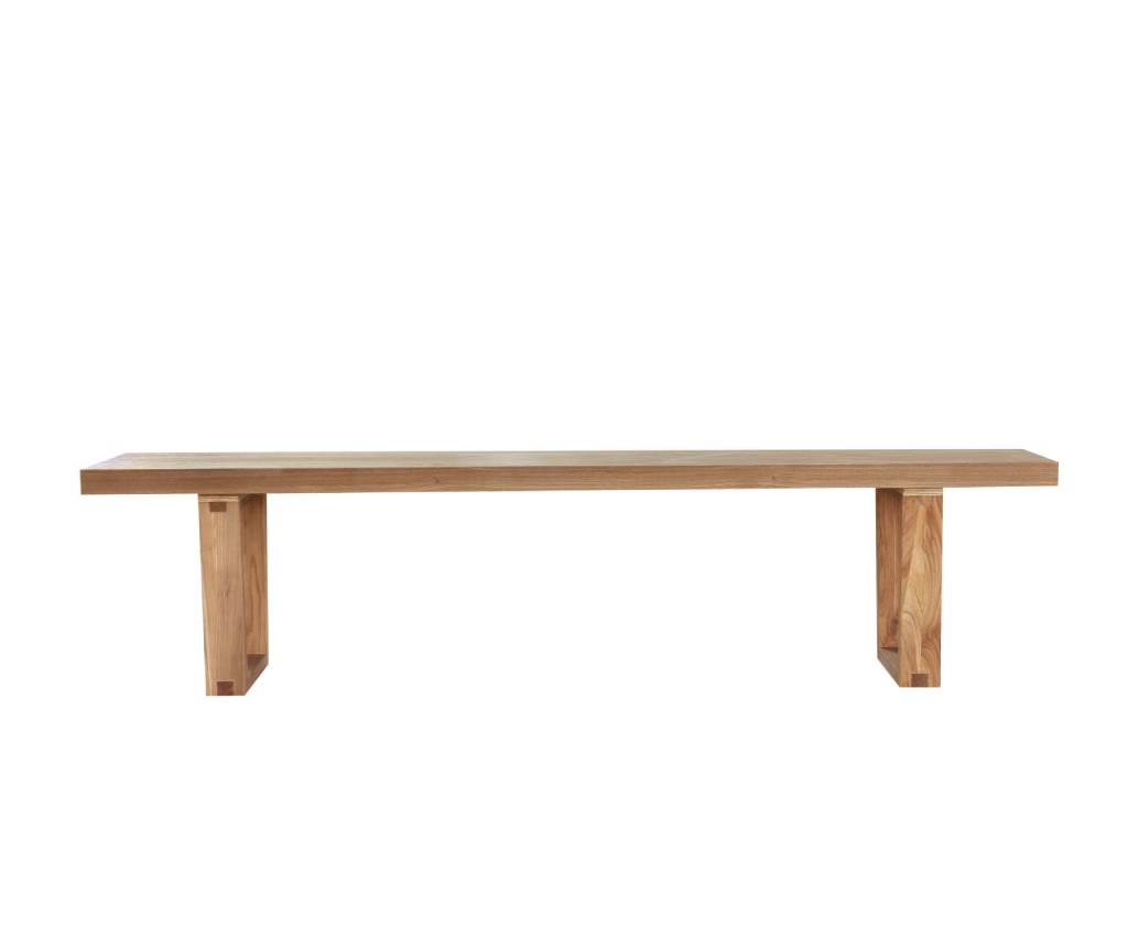 Airlvix Classic 190cm Long Bench-Elm Natural