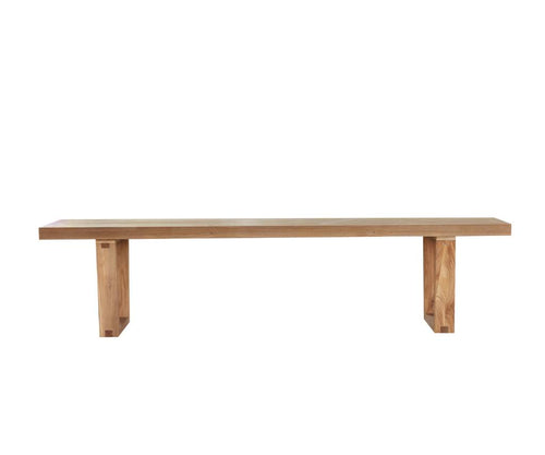 Airlvix Classic 190cm Long Bench-Elm Natural
