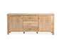 OFFO Montauk 180cm 2 Door 3 Drawer Buffet- Natural Wash