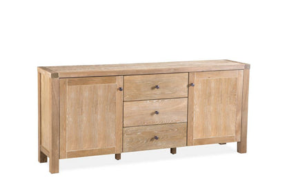 OFFO Montauk 180cm 2 Door 3 Drawer Buffet- Natural Wash