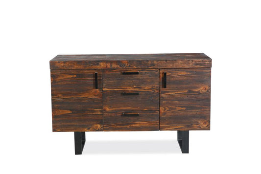 Stratton 150 cm 3 Drawer/ 2 Drawer Buffet- Dark Rustic