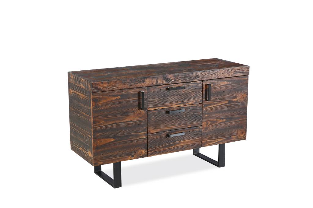 Stratton 150 cm 3 Drawer/ 2 Drawer Buffet- Dark Rustic