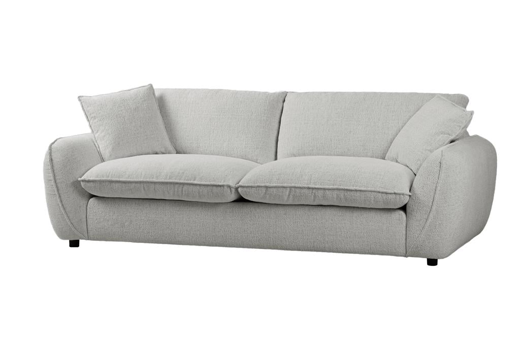 Bradvix Fabric Sofa -Snow White