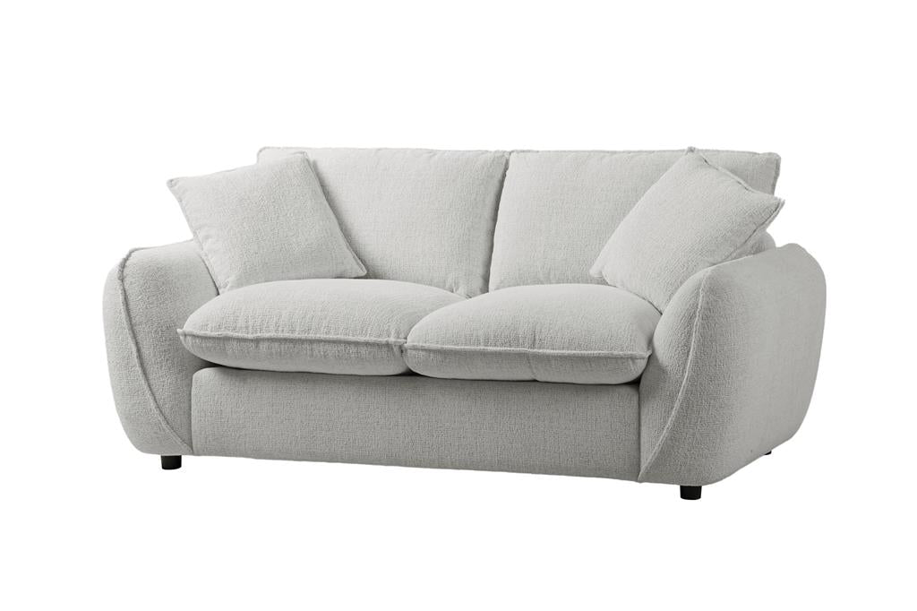 Bradvix Fabric Sofa -Snow White