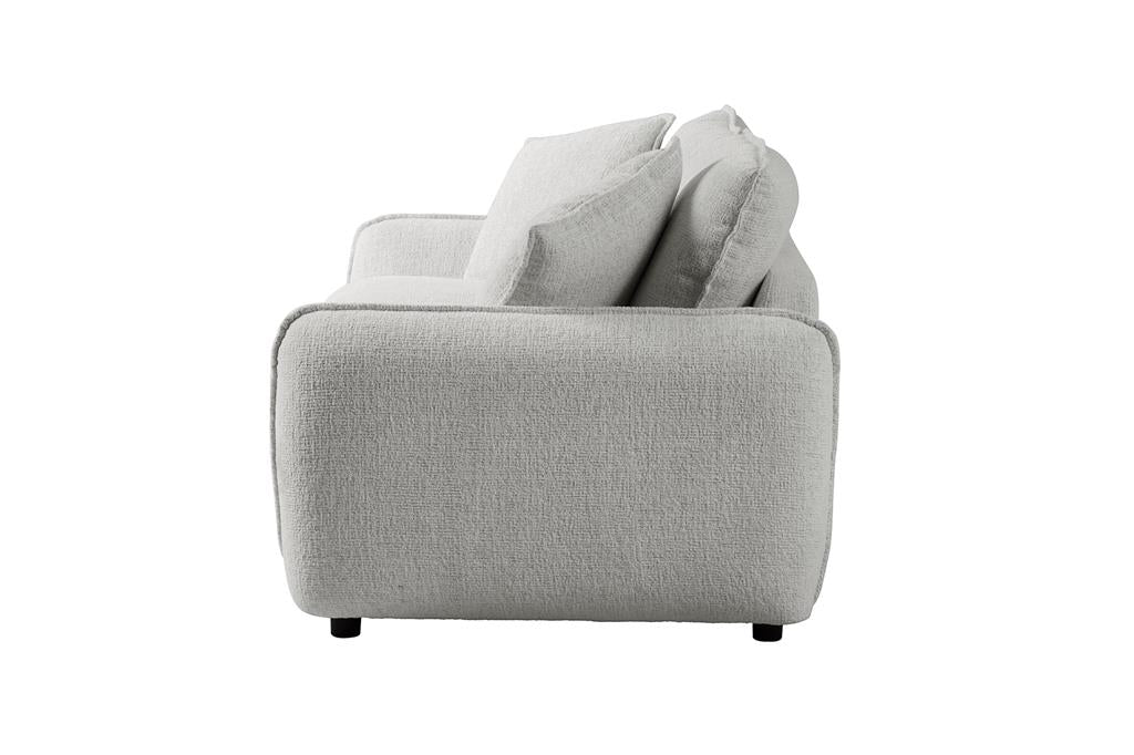 Bradvix Fabric Sofa -Snow White
