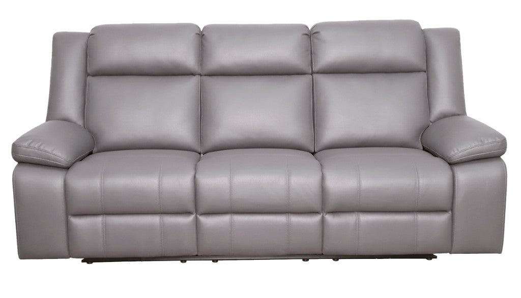 Coopvix Dual Motor Electric Recliner Abby Fabric Lounge-Light Grey