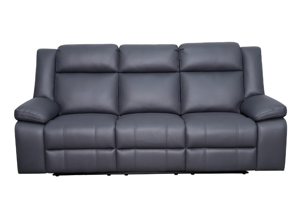 Coopvix Dual Motor Electric Recliner Abby Fabric Lounge-Charcoal