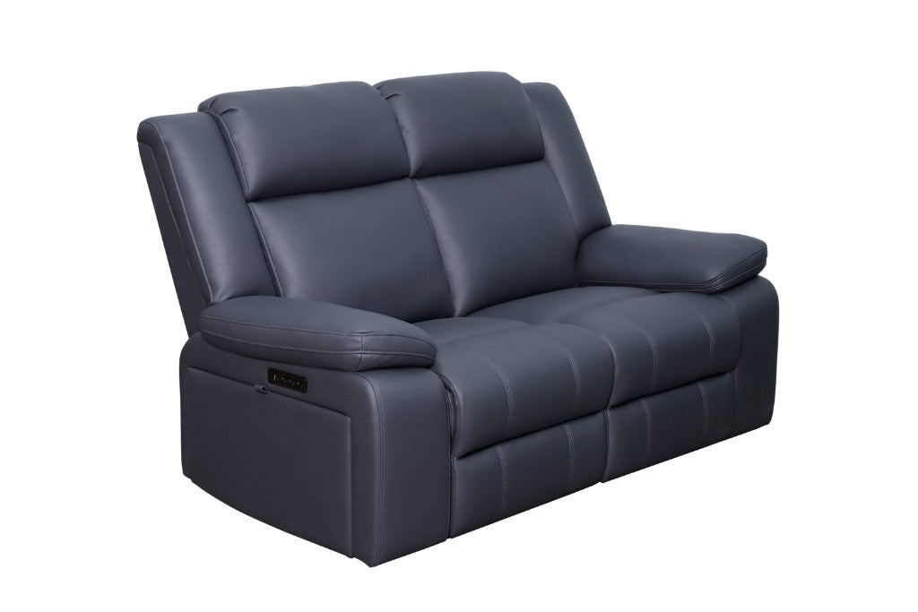 Coopvix Dual Motor Electric Recliner Abby Fabric Lounge-Charcoal