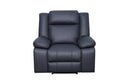 Coopvix Dual Motor Electric Recliner Abby Fabric Lounge-Charcoal