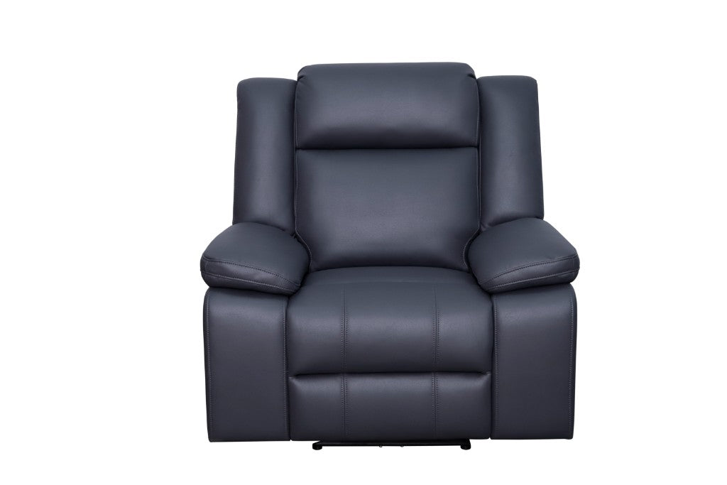 Coopvix Dual Motor Electric Recliner Abby Fabric Lounge-Charcoal
