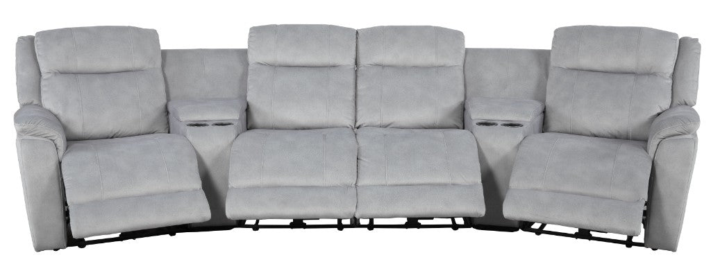 Gibsvix Home Theatre Electric Recliner Fabric Lounge