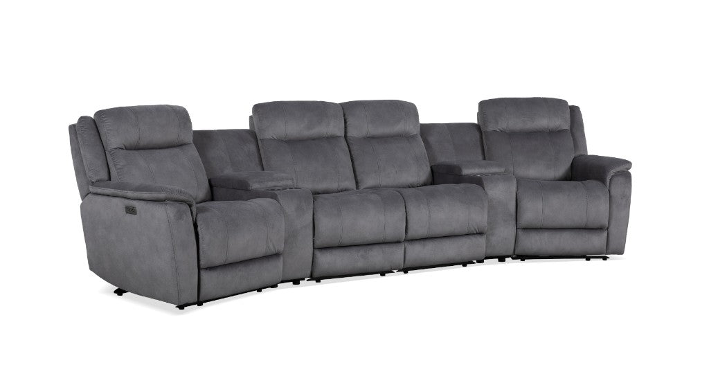 Gibsvix Home Theatre Electric Recliner Fabric Lounge