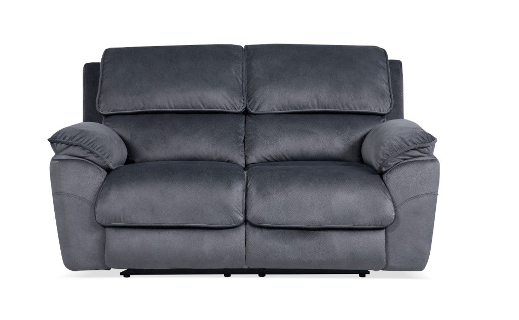 Mempvix Single Motor Electric Recliner Suave Fabric Lounge -Shadow