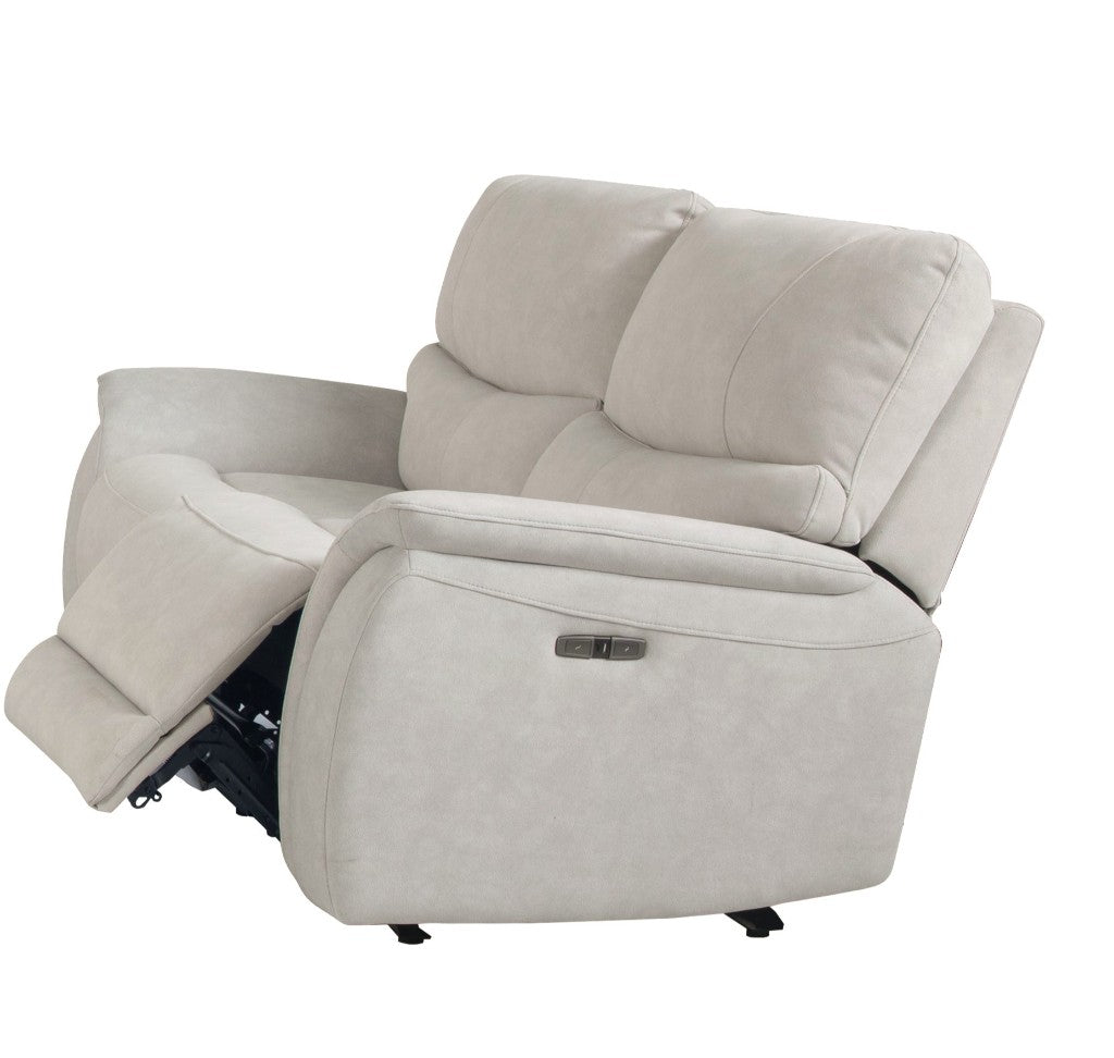 Milsvix Single Motor Electric Recliner Fabric Lounge-Mist